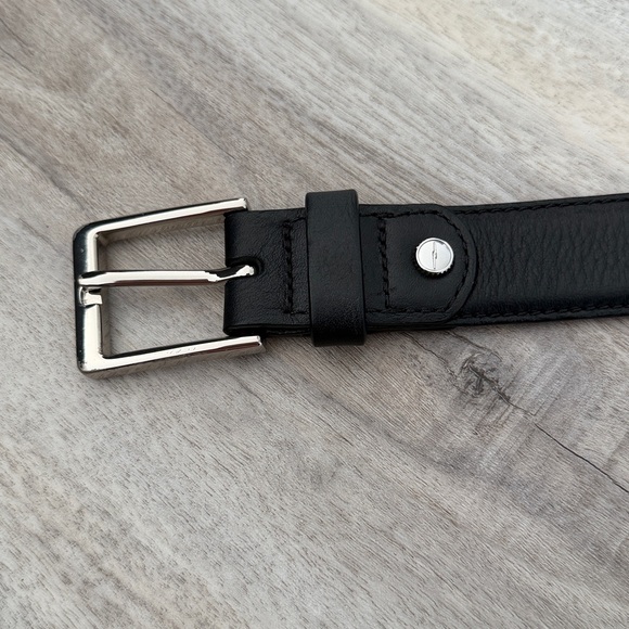 Shinola black leather belt size 34 - Picture 7 of 7